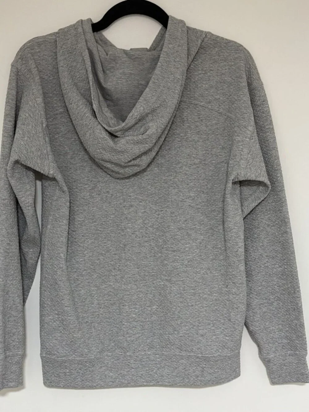 Lululemon Steady State Cotton Blend Women’s Gray Pullover Hoodie Sz 4